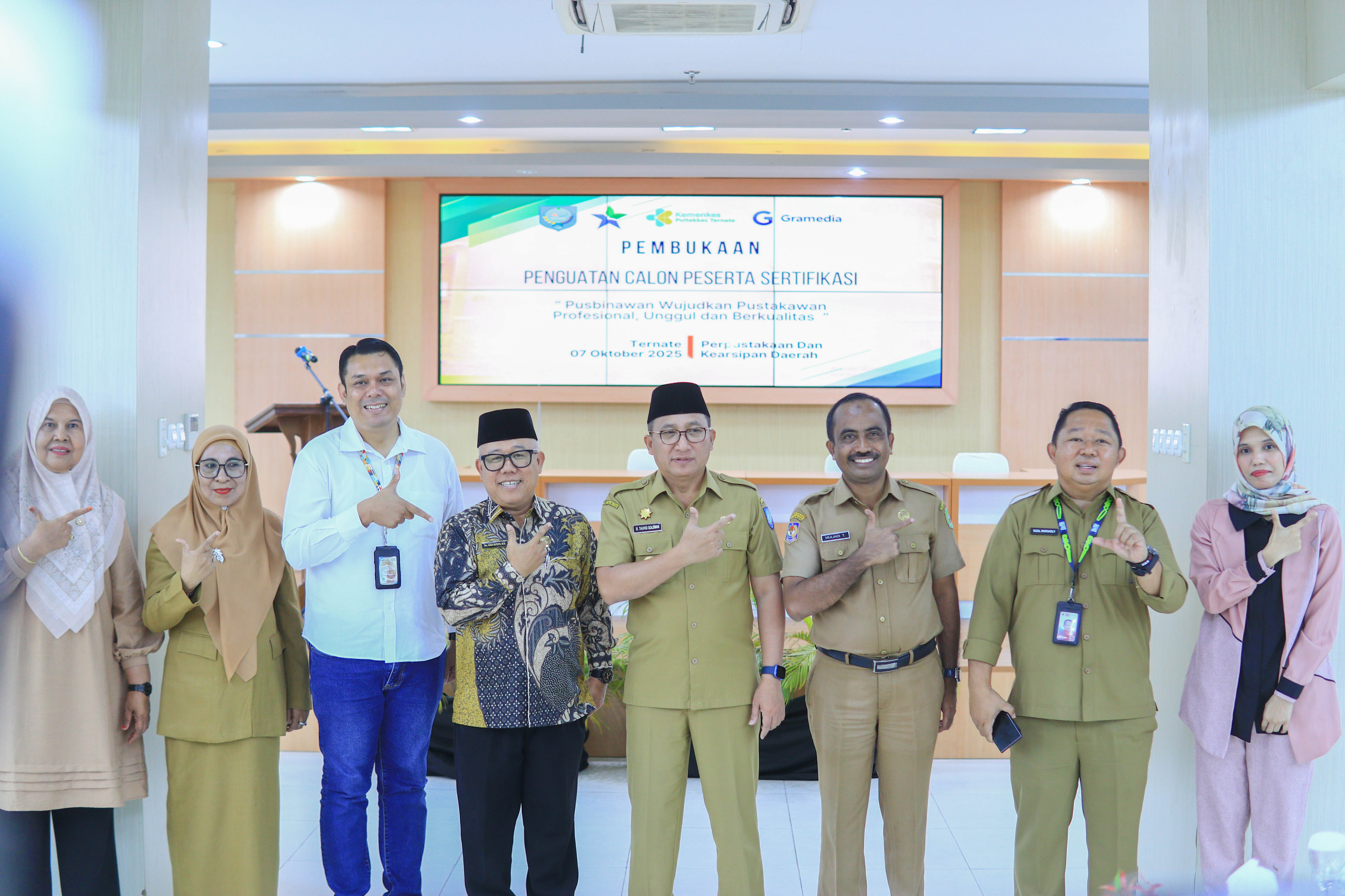 Pustakawan Ternate Siap Tingkatkan Kompetensi Lewat Sertifikasi Tahun 2025